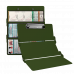 WhiteCoat Clipboard® Trifold - Army Green Respiratory Therapy Edition